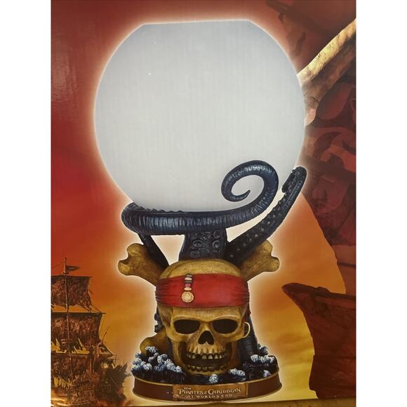 Pirates of the Caribbean Disney at Worlds End Store Lamp Home - Picture 2 of 11